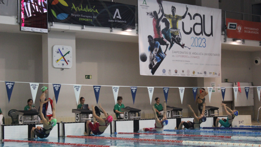 Lluvia de records en el CAU de natación y natación adaptada 2023